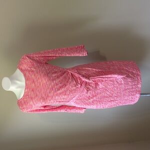 Spense Petite stripe long sleeve dress medium